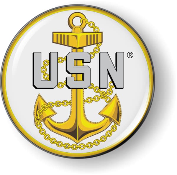 U.S. Navy Chief Fouled Anchor Emblem (w)